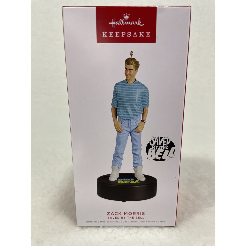 Hallmark Keepsake 2022 Zack Morris Saved‎ By The Bell Ornament  NIB